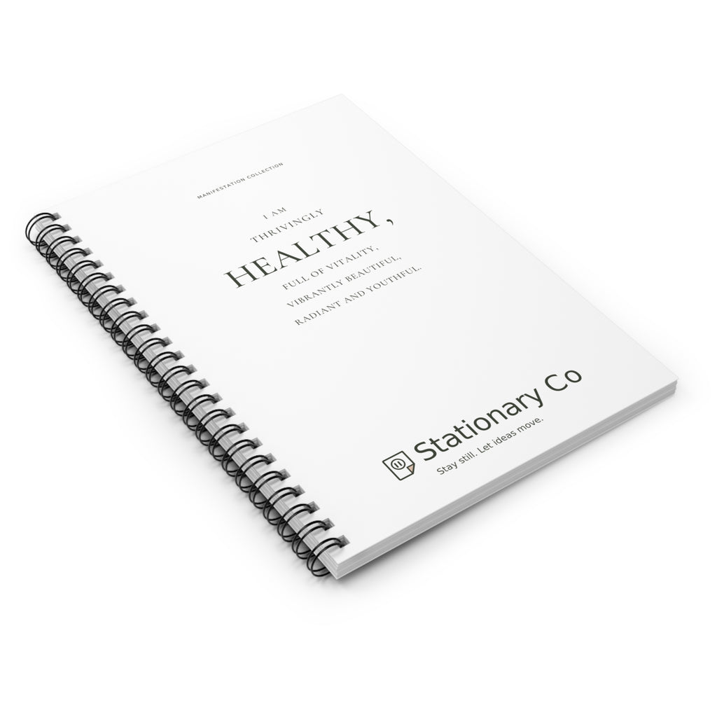 Thrivingly Healthy Spiral Manifestation Journal