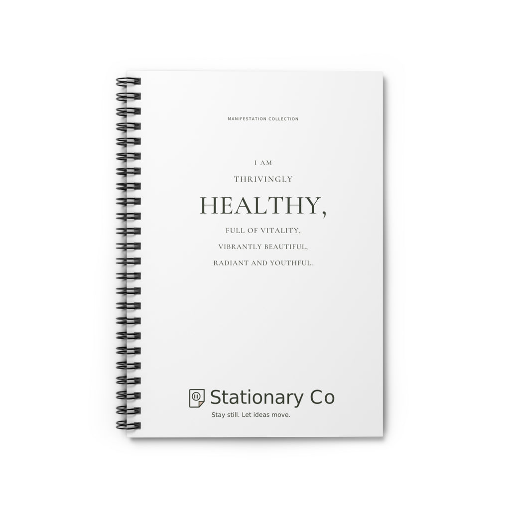 Thrivingly Healthy Spiral Manifestation Journal