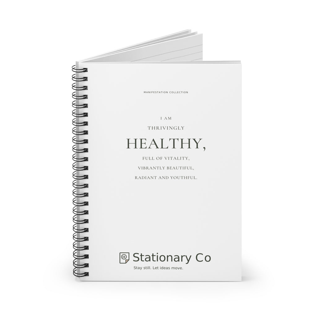 Thrivingly Healthy Spiral Manifestation Journal