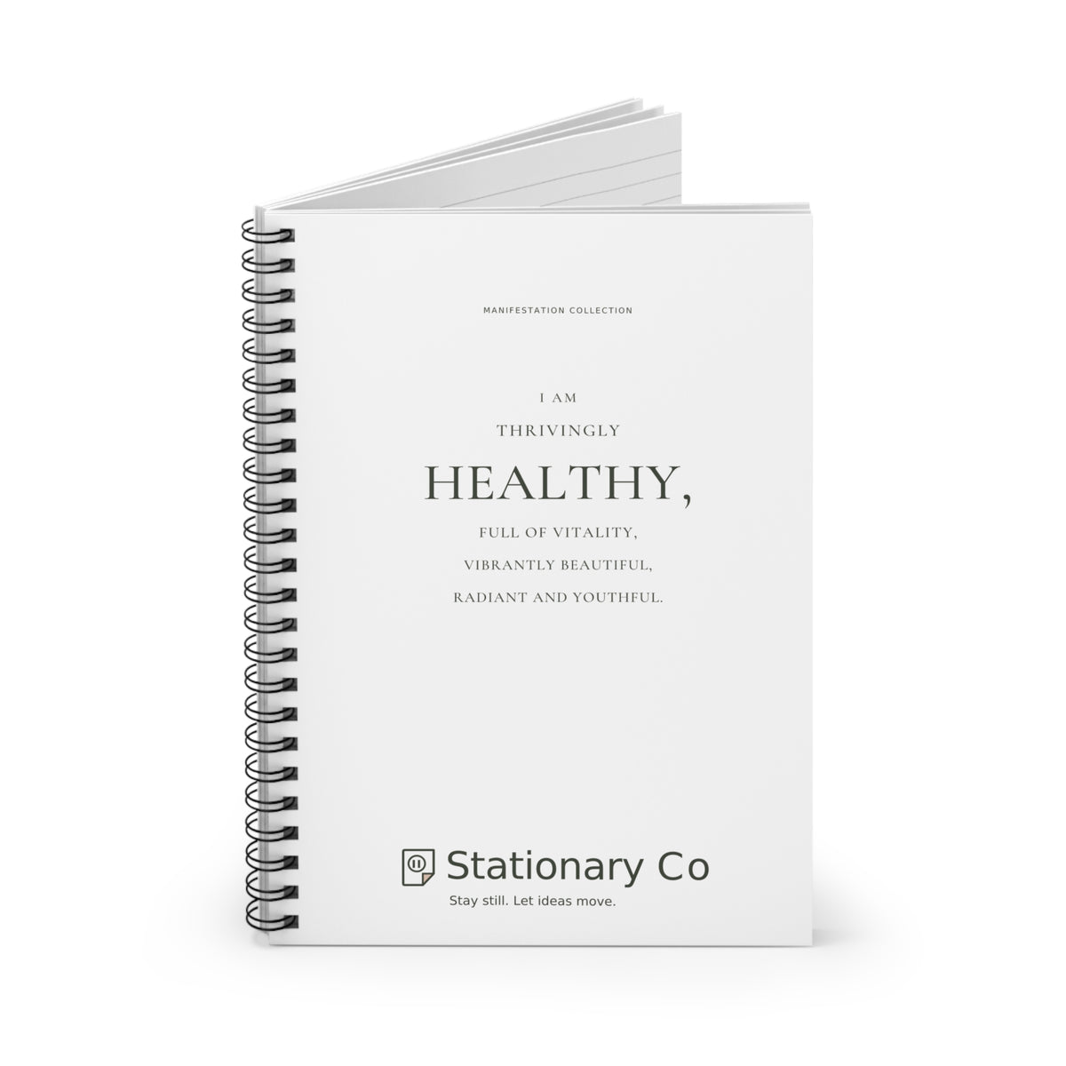 Thrivingly Healthy Spiral Manifestation Journal